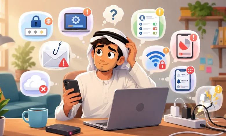 ما أكثر الأخطاء التقنية التي يرتكبها المستخدمون يوميًا؟