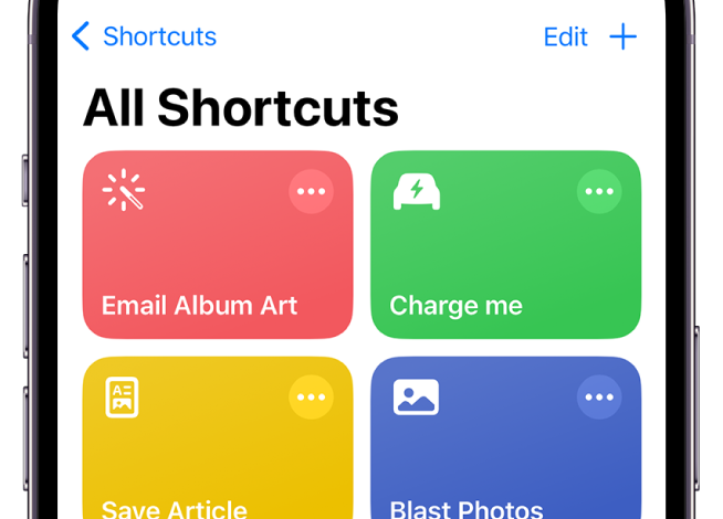ما هي ميزة Shortcut في الآيفون