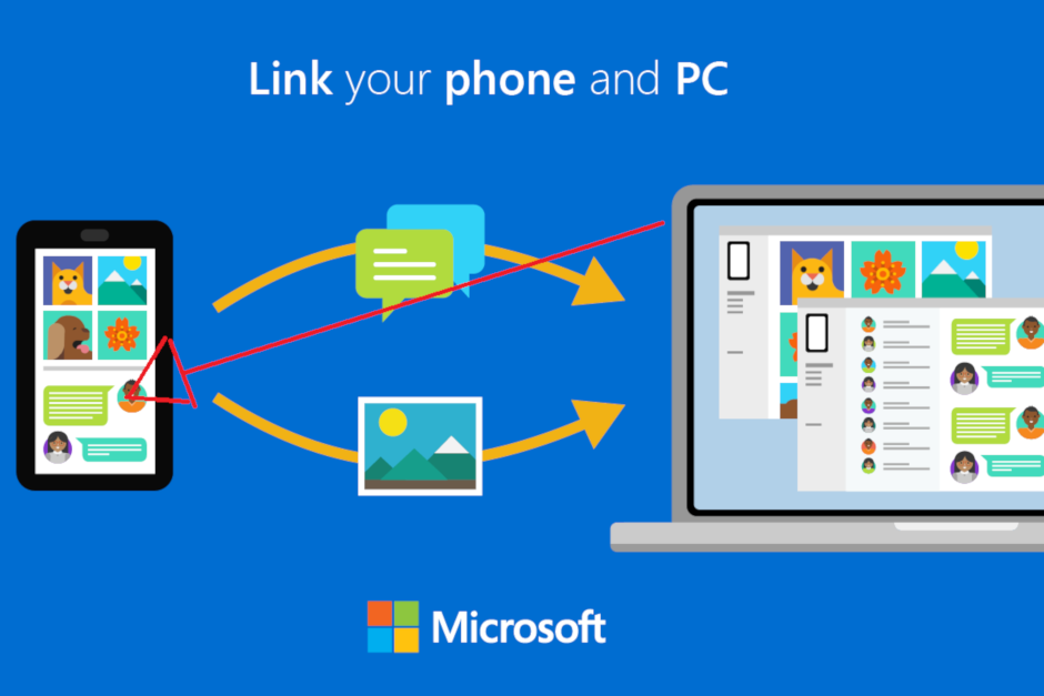 مايكروسوفت تتيح لك ربط جهازك المكتبي بالويندوز 10 مع هاتفك الاندرويد 1