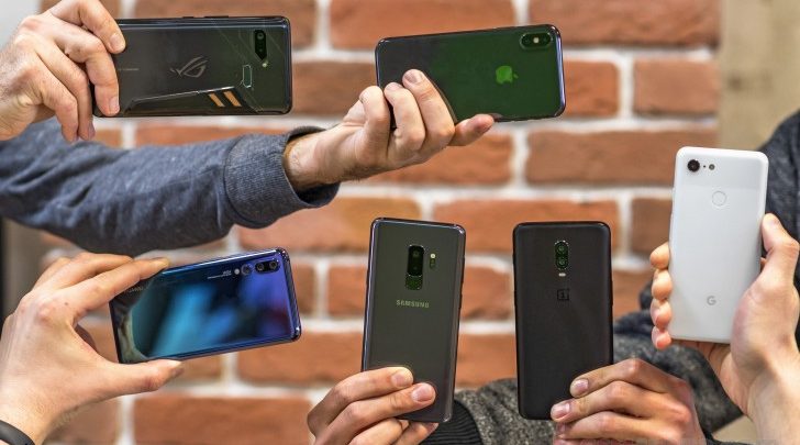 مبيعات الهواتف الذكية تسجل انخفاض سنوي في الربع الاول من 2019