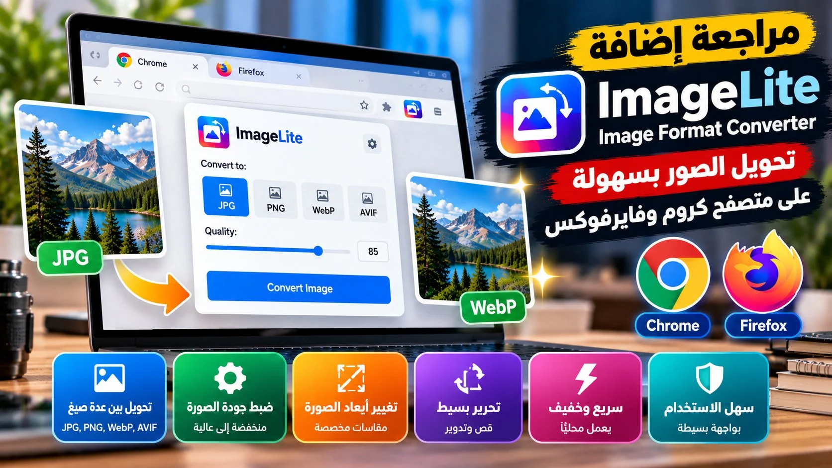 مراجعة إضافة ImageLite: 8 مزايا لتحويل صور المواقع بضغطة واحدة