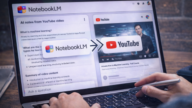 مراجعة تجربة ربط NotebookLM بـ YouTube
