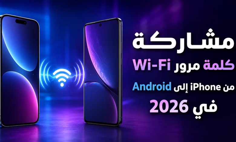 مشاركة كلمة مرور Wi-Fi من iPhone إلى Android في 2026