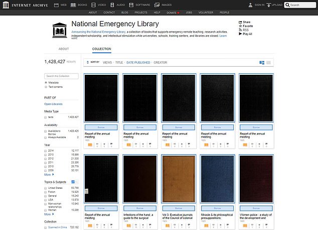 Internet Archive يتيح 1.4 مليون كتاب رقمي مجانا للقراءة 2 Internet Archive يتيح 1.4 مليون كتاب رقمي مجانا للقراءة 1