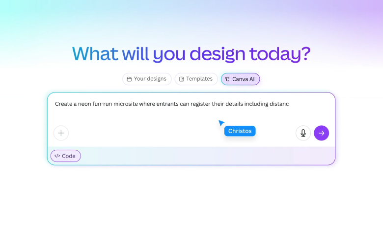 منصة Canva تكشف عن نموذج تصميم خاص بها وتضيف ميزات ذكاء اصطناعي متقدمة