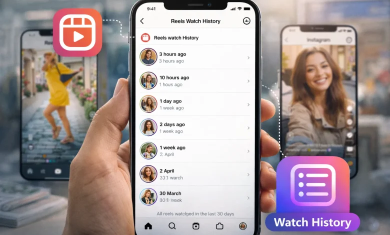 ميزة سجل المشاهدة لمقاطع Reels في انستجرام