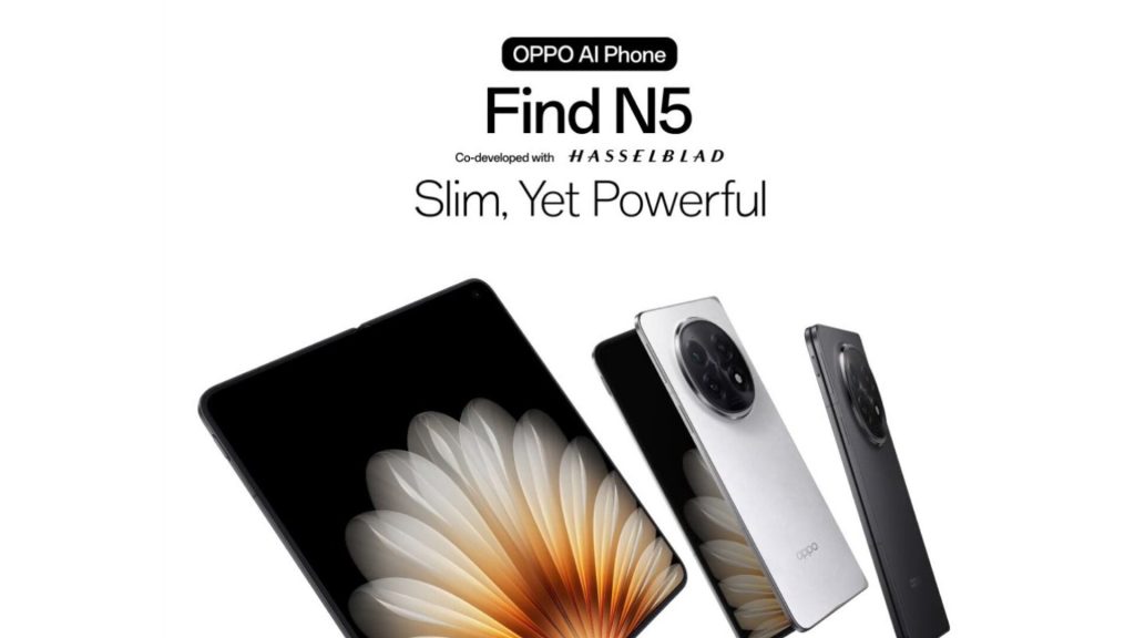 OPPO Find N5 ينطلق عالميا يوم 20 فبراير 1